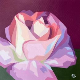 Gemälde Tendrement votre von Colin Véronique | Gemälde Figurativ Acryl Natur, Stillleben