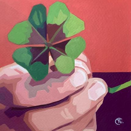 Peinture Porte bonheur  par Colin Véronique | Tableau Figuratif Acrylique Nature, Natures mortes, Scènes de vie