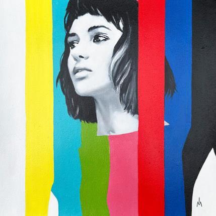 Peinture Noise  par Ivanova Margarita | Tableau Surréalisme Huile Portraits