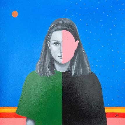 Peinture Duality  par Ivanova Margarita | Tableau Pop-art Huile Portraits