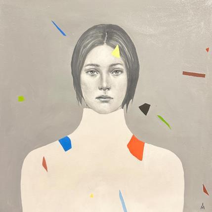 Peinture Fog  par Ivanova Margarita | Tableau Surréalisme Huile Portraits