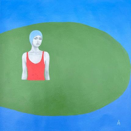 Peinture Mermaid  par Ivanova Margarita | Tableau Surréalisme Huile Scènes de vie