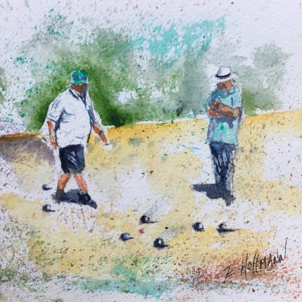 Painting Pas mal celle là ! by Hoffmann Elisabeth | Painting Figurative Watercolor Life style