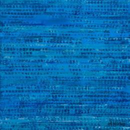 Peinture Lagune 3 par Hirléa Marina | Tableau Abstrait Huile