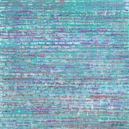 Peinture Printemps 3 par Hirléa Marina | Tableau Abstrait Huile