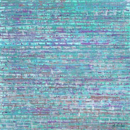 Peinture Printemps 3 par Hirléa Marina | Tableau Abstrait Huile