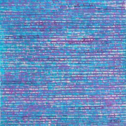 Painting Corail 8 by Hirléa Marina | Painting Abstract Oil