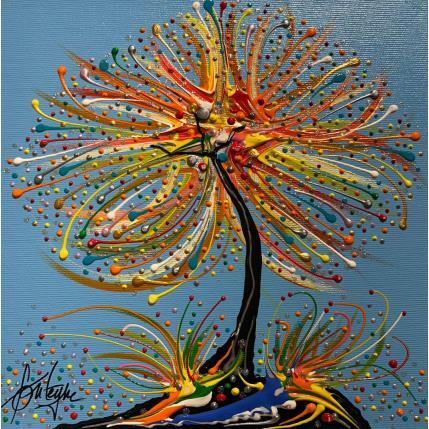 Peinture Dans notre ciel par Fonteyne David | Tableau Figuratif Acrylique Nature