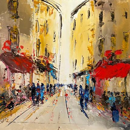 Painting Bistrots by Raffin Christian | Painting Figurative Oil Urban