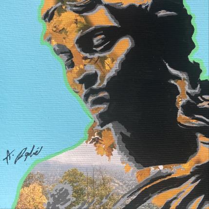 Peinture 12h00 par André Raphaël | Tableau Figuratif Acrylique Nature, Portraits, Scènes de vie