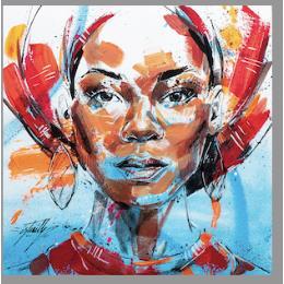 Peinture HABIKA par Istraille | Tableau Figuratif Acrylique Portraits