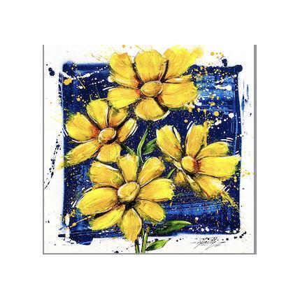 Peinture CALYSIE par Istraille | Tableau Figuratif Acrylique Portraits