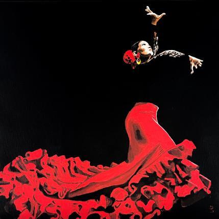 Peinture ALMUDENA par Alvarez Torezano Luis | Tableau Figuratif Acrylique Portraits