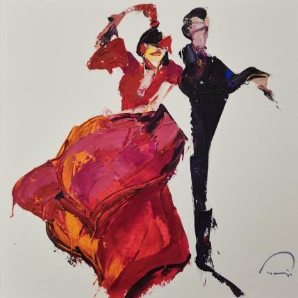 Peinture Sevillanas par Tomàs | Tableau Figuratif Huile Portraits