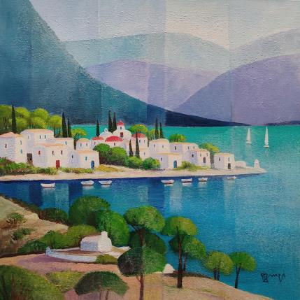Peinture Mitikas AP 125 par Burgi Roger | Tableau Figuratif Acrylique Marine