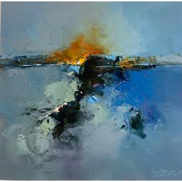 Peinture Abstract 36.2 par Castan Daniel | Tableau Figuratif Huile Urbain