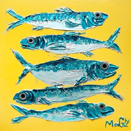 Peinture Huilus par Moogly | Tableau Art Singulier Acrylique, Carton, Résine Animaux