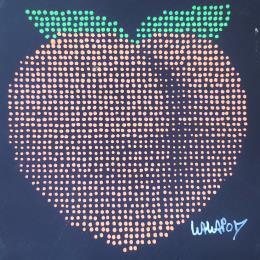 Painting Ceci est une pêche by Wawapod | Painting Pop-art Acrylic, Posca Pop icons