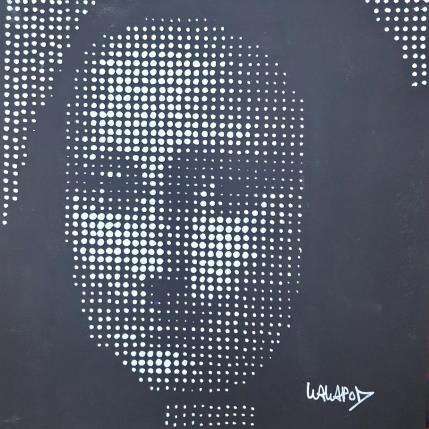 Peinture Mona black par Wawapod | Tableau Pop-art Acrylique, Posca Icones Pop