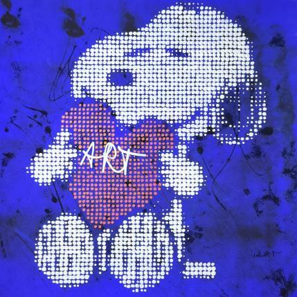 Peinture Snoopy 36 par Wawapod | Tableau Pop-art Acrylique, Posca Icones Pop