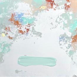 Pintura Balade forestière por Luz Alexandra | Pintura Abstract Acrylic, Gold leaf Minimalist, Pop icons