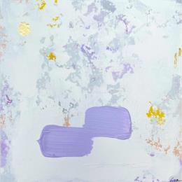 Pintura Froid polaire por Luz Alexandra | Pintura Abstract Acrylic, Gold leaf, Pastel Minimalist, Pop icons