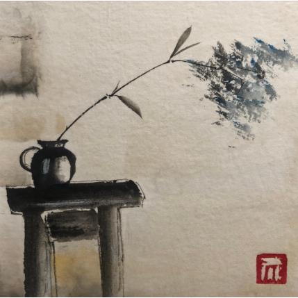 Peinture Still and quiet par De Giorgi Mauro | Tableau Figuratif Encre Noir & blanc