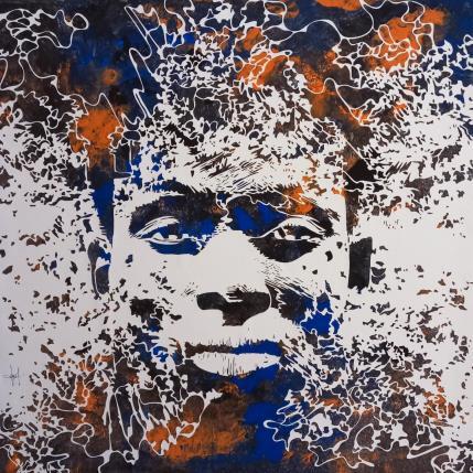 Peinture Hallucination par Louafi Valentine | Tableau Figuratif Papier Portraits