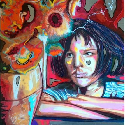 Peinture Les tournesols de Leon par Medeya Lemdiya | Tableau Pop-art Acrylique, Métal Icones Pop