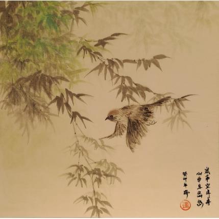 Peinture Milieu de l'été par Amblard Rui | Tableau Figuratif Aquarelle, Encre Paysages