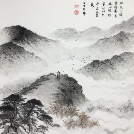 Peinture La fin du monde par Amblard Rui | Tableau Figuratif Aquarelle, Encre Paysages