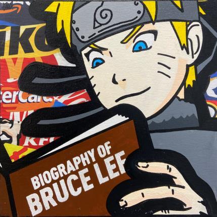 Peinture Naruto Bruce Lee par Kalo | Tableau Pop-art Collage, Graffiti, Posca Icones Pop