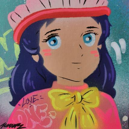 Pintura Princesse Sarah por Kedarone | Pintura Pop-art Acrylic, Graffiti Pop icons