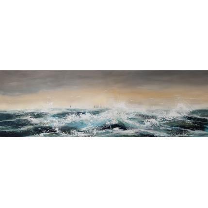 Gemälde COUVERT von Ortis-Bommarito Nicole | Gemälde Figurativ Acryl Marine