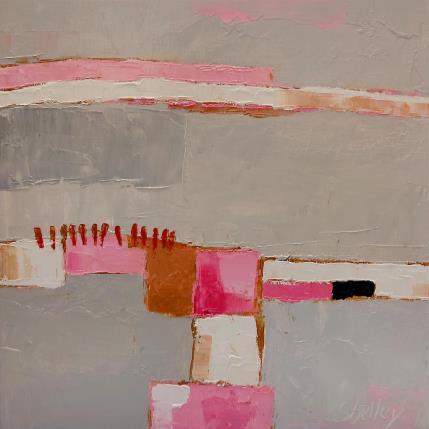 Peinture Désirable par Shelley | Tableau Abstrait Huile Minimaliste