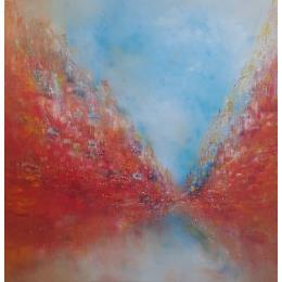 Painting Pays des Merveilles by Levesque Emmanuelle | Painting  Oil