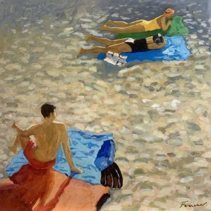 Peinture Le temps qui passe par Foucras François | Tableau Figuratif Acrylique, Huile