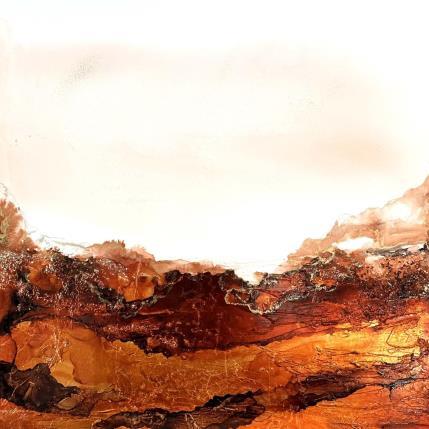 Peinture 1588 Nuit d'amour par Depaire Silvia | Tableau Abstrait Acrylique Minimaliste, Paysages