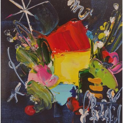 Peinture Insouciance par Bastide d´Izard Armelle | Tableau Abstrait Acrylique Architecture, Paysages