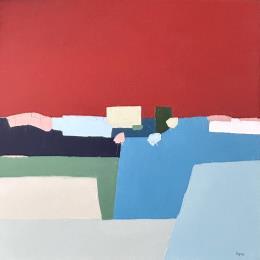 Painting Après-midi by Hirson Sandrine  | Painting Abstract Oil