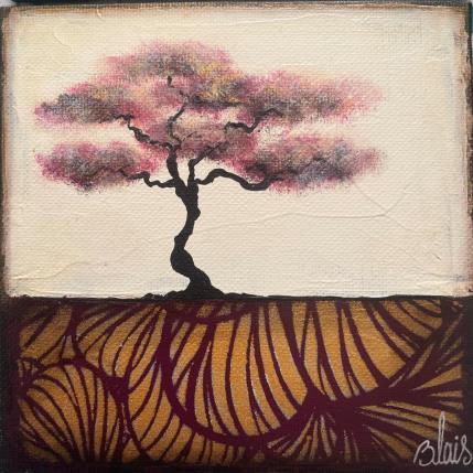 Peinture Sérénité 15 par Blais Delphine | Tableau Figuratif Acrylique, Encre