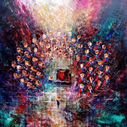 Painting Concert baroque by Reymond Pierre | Painting Figurative Oil