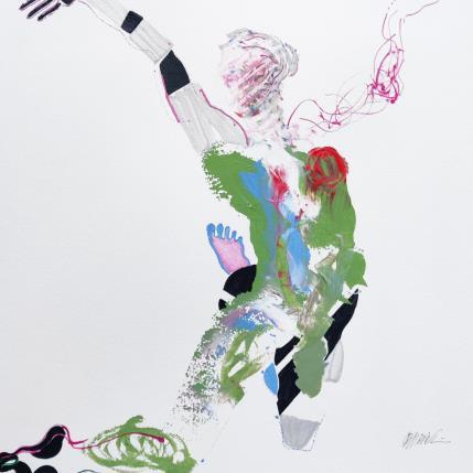 Peinture Si joyeuse par Cressanne | Tableau Figuratif Acrylique, Encre Nu