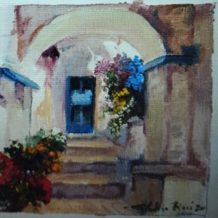 Painting Arco de Elvira by Cabello Ruiz Jose | Painting Figurative Oil Architecture