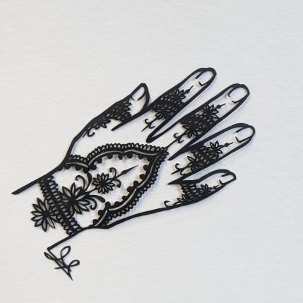 Peinture Henné par Atalanta Vanessa | Tableau  Carton, Papier Noir & blanc