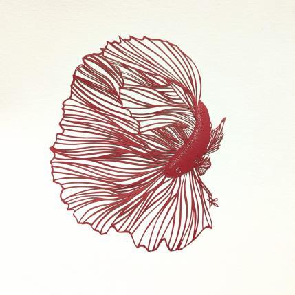 Peinture Combattant 11 par Atalanta Vanessa | Tableau  Carton, Papier Animaux, Marine, Nature