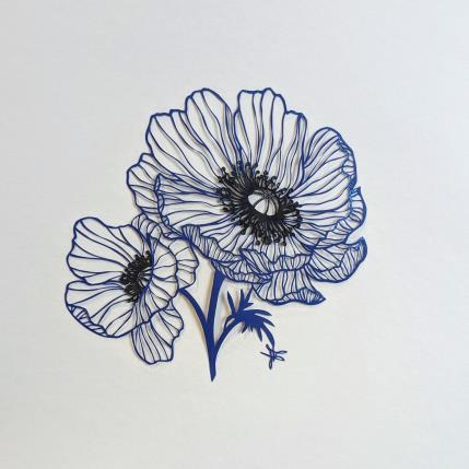 Peinture Anémones par Atalanta Vanessa | Tableau  Aquarelle, Papier Nature, Natures mortes