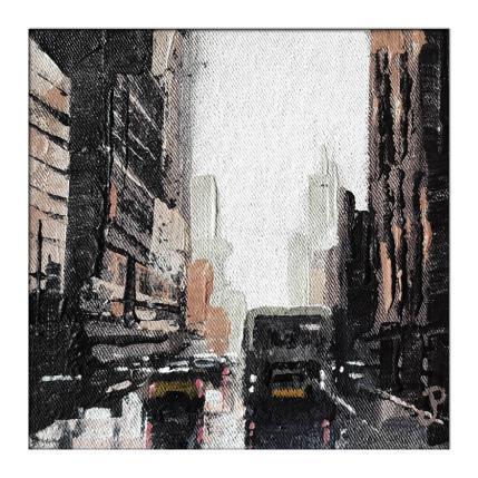 Peinture NYC 20  par Poumès Jérôme | Tableau Figuratif Acrylique Urbain