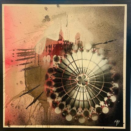 Peinture Pinky Dream - Cathédrale de Strasbourg par Horea | Tableau Figuratif Huile Urbain