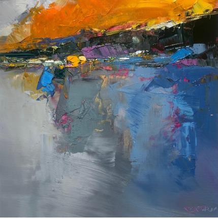 Peinture Abstract 36.19 par Castan Daniel | Tableau Figuratif Huile Paysages